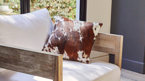 cowhide pillow blog from eCowhides