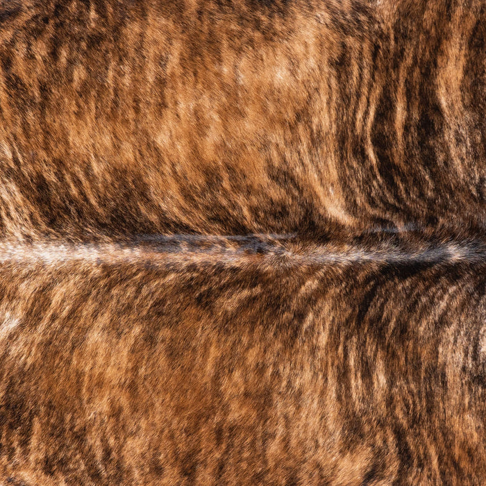 Brazilian Brindle Cowhide Rug Size 6'6" L x 6'1" W 1026