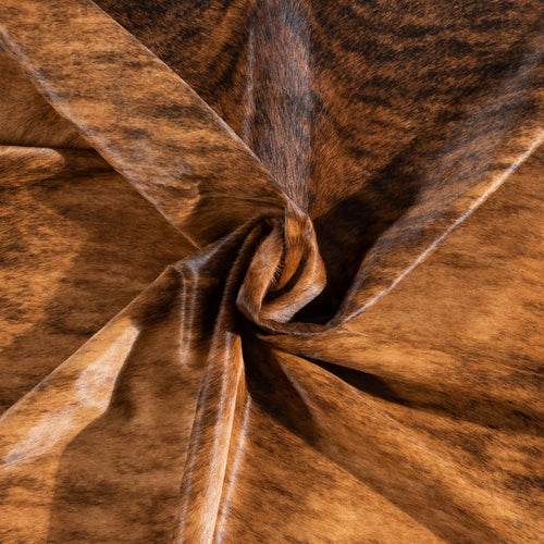 Brazilian Brindle Cowhide Rug Size 6'8" L x 6'2" W 1028