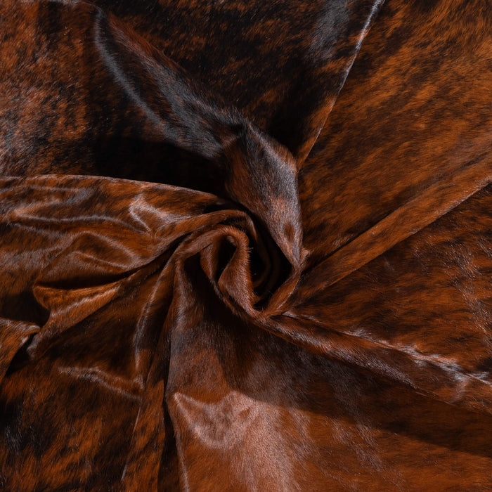 Brazilian Brindle Cowhide Rug Size 6'8" L x 5'10" W 1043