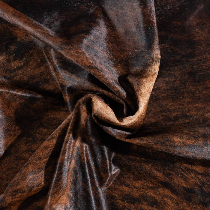 Brazilian Brindle Cowhide Rug Size 7'0" L x 6'1" W 1064