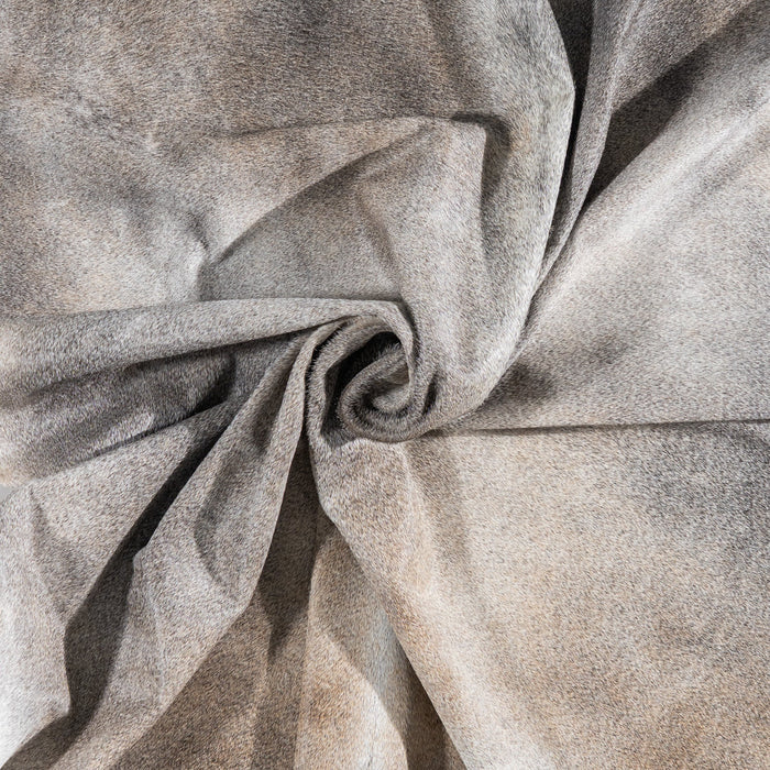 Brazilian Grey Palomino Cowhide Rug Size 7'7" L x 7'10" W 1103