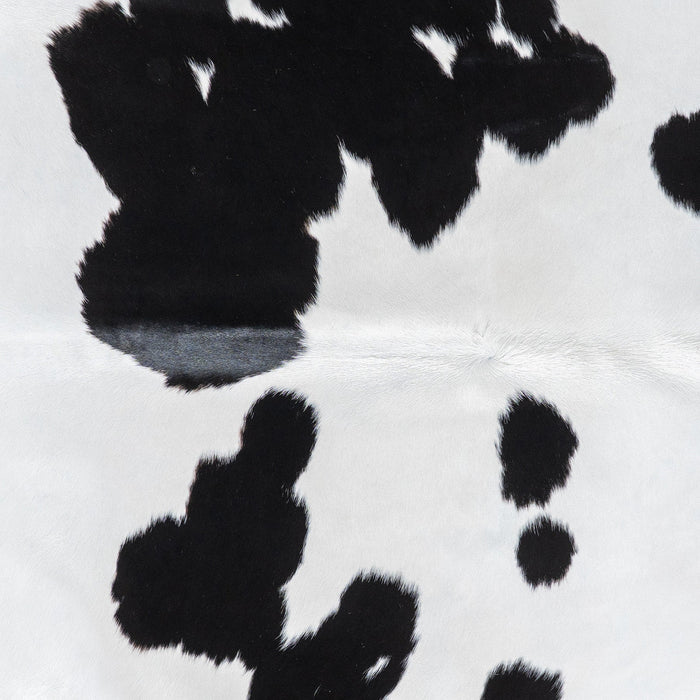 Brazilian Black and White Cowhide Rug Size 8'2" L x 7'4" W 1111