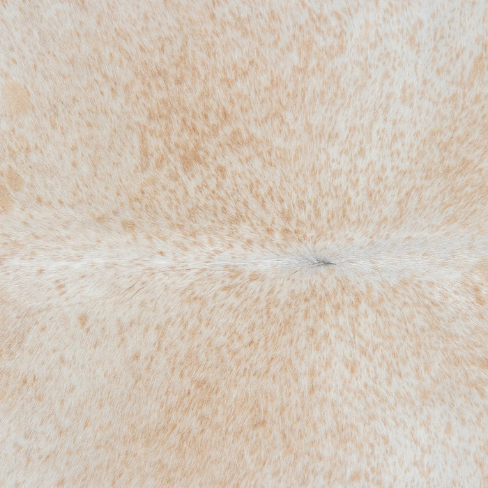 Brazilian Palomino and White Cowhide Rug Size 6'8" L x 5'4" W 1132