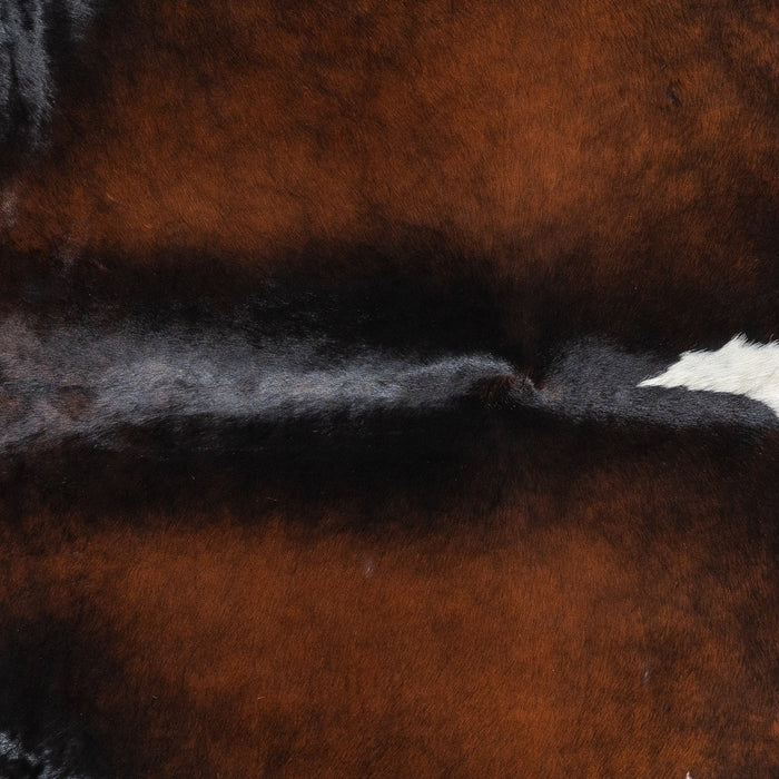 Brazilian Mahogany Cowhide Rug Size 7'9" L x 7'5" W 1148