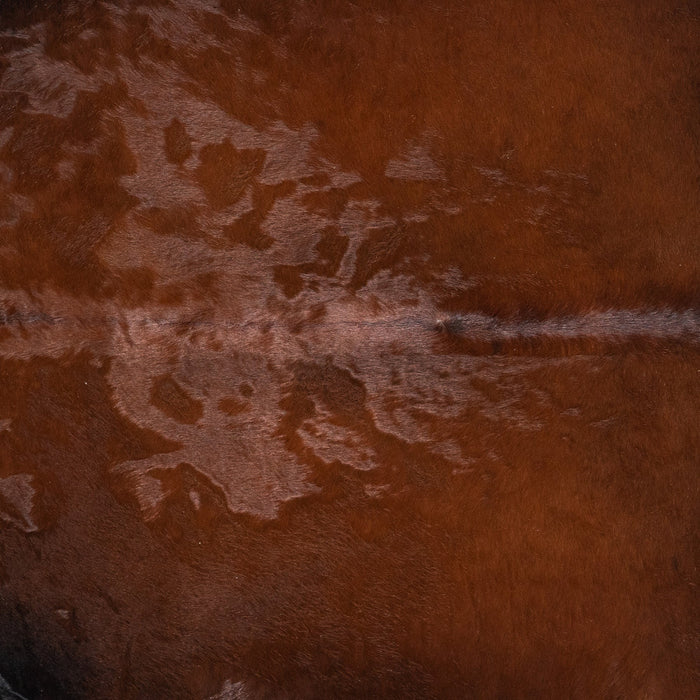 Brazilian Mahogany Cowhide Rug Size 7'9" L x 6'7" W 1192