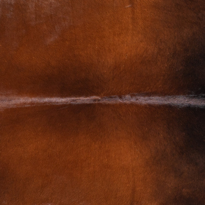 Brazilian Mahogany Cowhide Rug Size 7'10" L x 6'10" W 1199