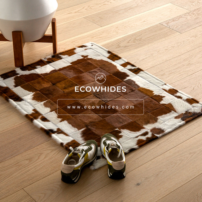 Cowhide Floor Mat Rug Size 3 x 2 Feet F-69