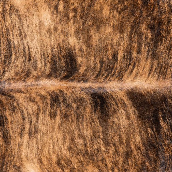 Brazilian Brindle Cowhide Rug Size 8'1" L x 7'4" W 1227