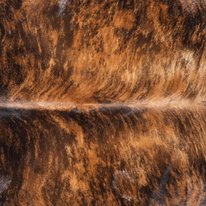 Brazilian Brindle Cowhide Rug Size 8'2" L x 7'3" W 1229