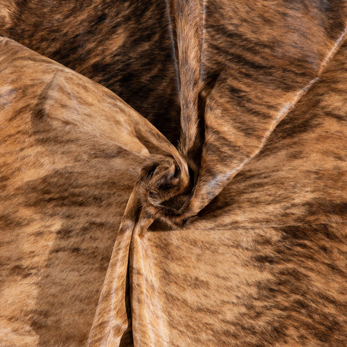 Brazilian Brindle Cowhide Rug Size 8'0" L x 6'11" W 1237
