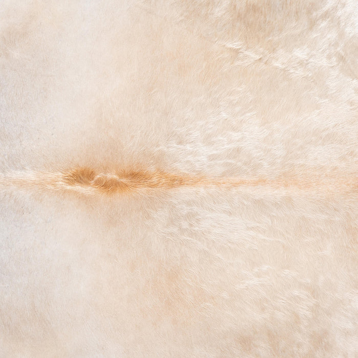 Brazilian Champagne Cowhide Rug Size 6'6" L x 5'11" W 1299