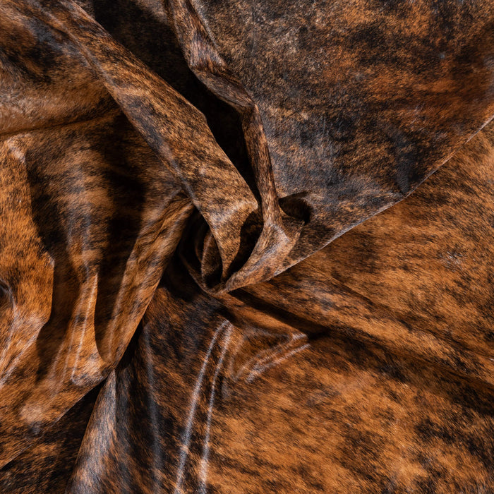 Brindle Cowhide Rug Size 7'2" L x 6'10" W 1310