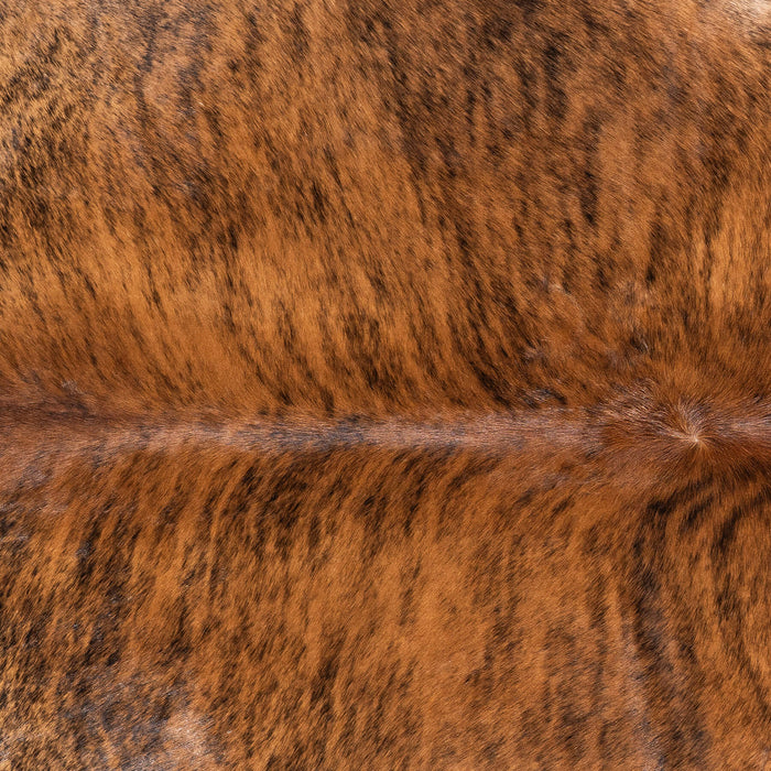 Brindle Cowhide Rug Size 7'1" L x 6'8" W 1322