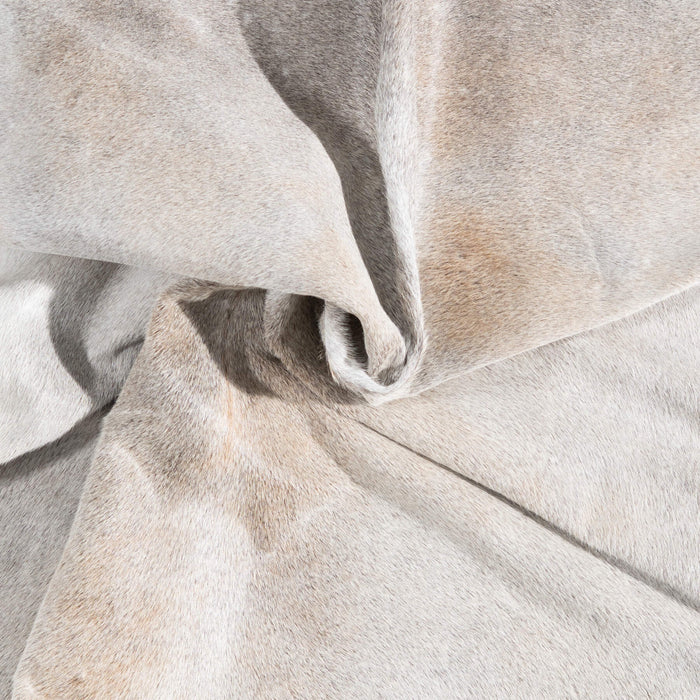 Brazilian Grey Palomino Cowhide Rug Size 7'8" L x 6'4" W 1376
