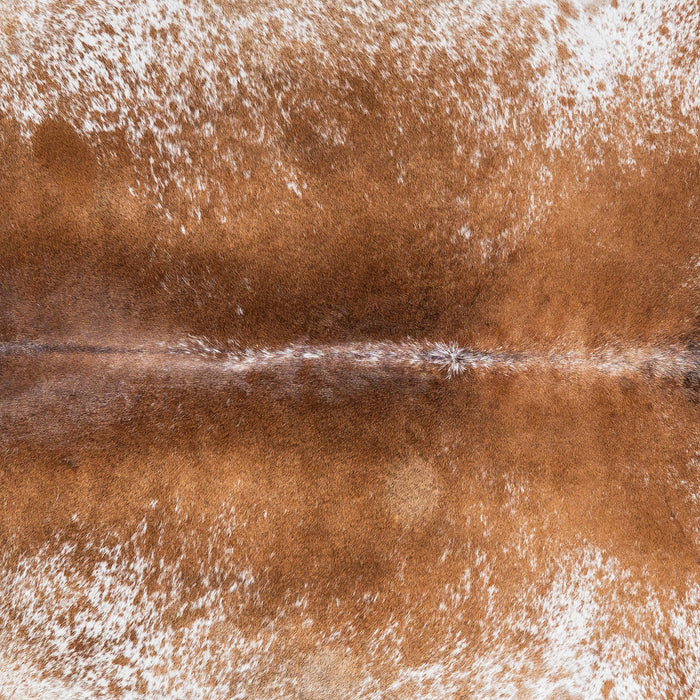Brown Salt and Pepper Cowhide Rug Size 8'3" L x 7'8" W 1395