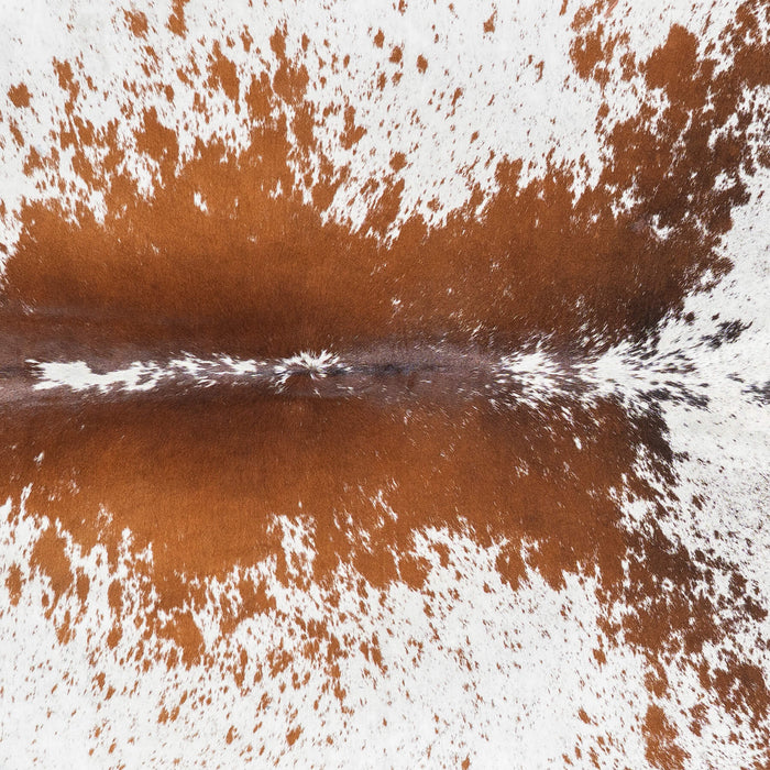 Brazilian Brown Salt and Pepper Cowhide Rug Size 7'3" L x 5'9" W 1408