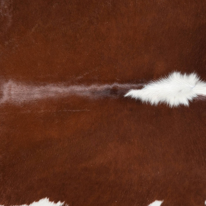 Brazilian Hereford Cowhide Rug Size 7'2" L x 7'1" W 1435
