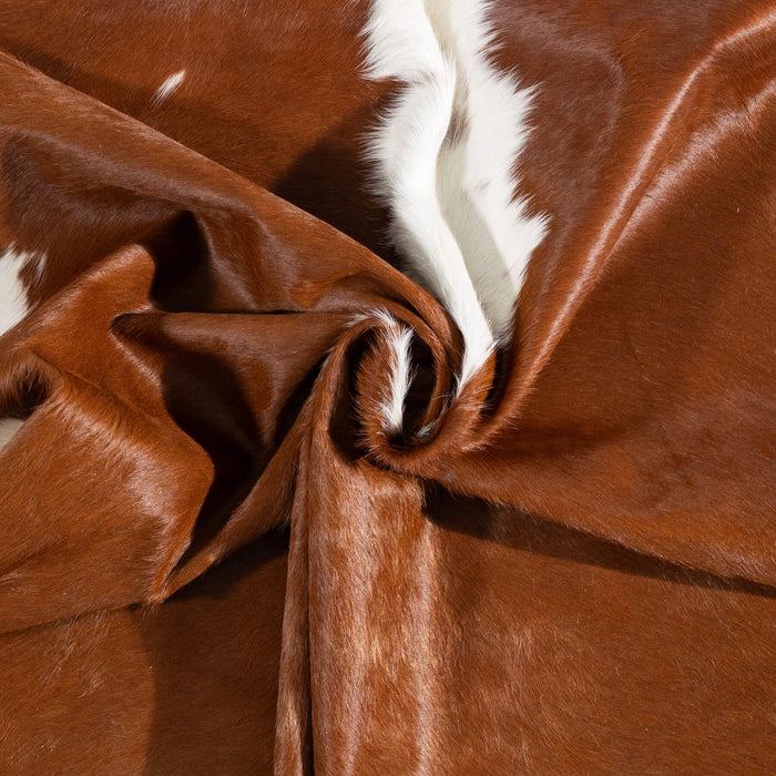 Brazilian Hereford Cowhide Rug Size 6'8" L x 6'4" W 1445