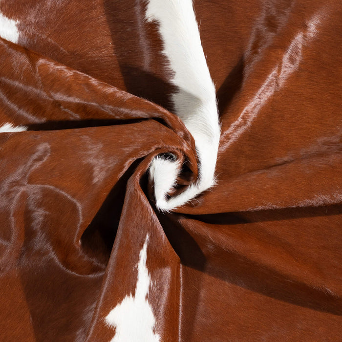 Brazilian Hereford Cowhide Rug Size 6'11" L x 6'7" W 1446