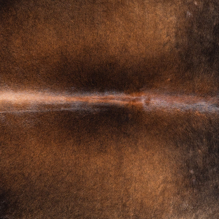 Brazilian Mahogany Cowhide Rug Size 7'4" L x 6'8" W 1510