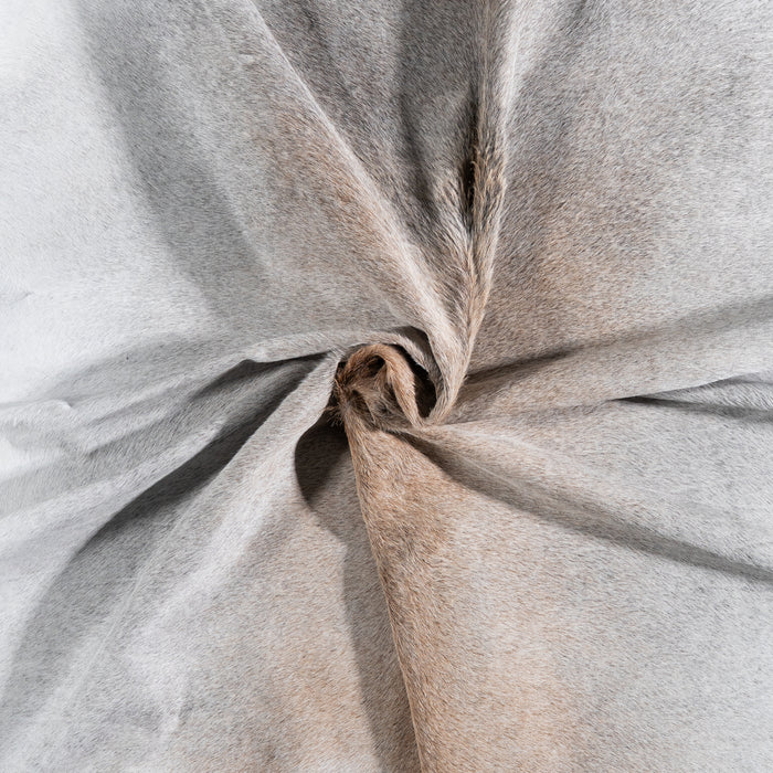 Brazilian Grey Palomino Cowhide Rug Size 7'4" L x 7'4" W 6117