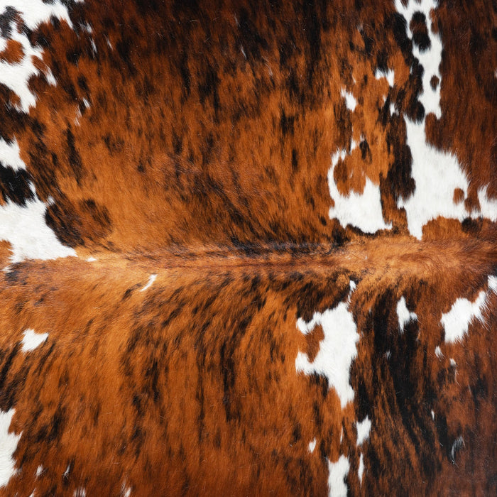 Tricolor Cowhide Rug Size 6'8" L x 5'11" W 1714