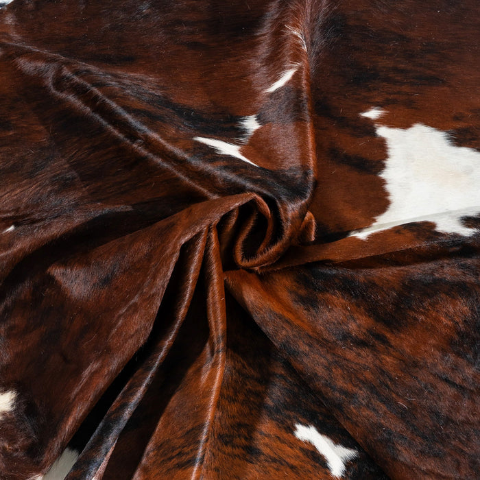 Tricolor Cowhide Rug Size 6'11" L x 6'8" W 1773