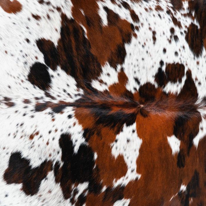 Tricolor Cowhide Rug Size 6'8" L x 6'2" W 1778