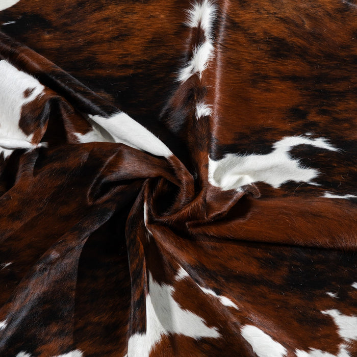 Tricolor Cowhide Rug Size 7'5" L x 6'6" W 1794