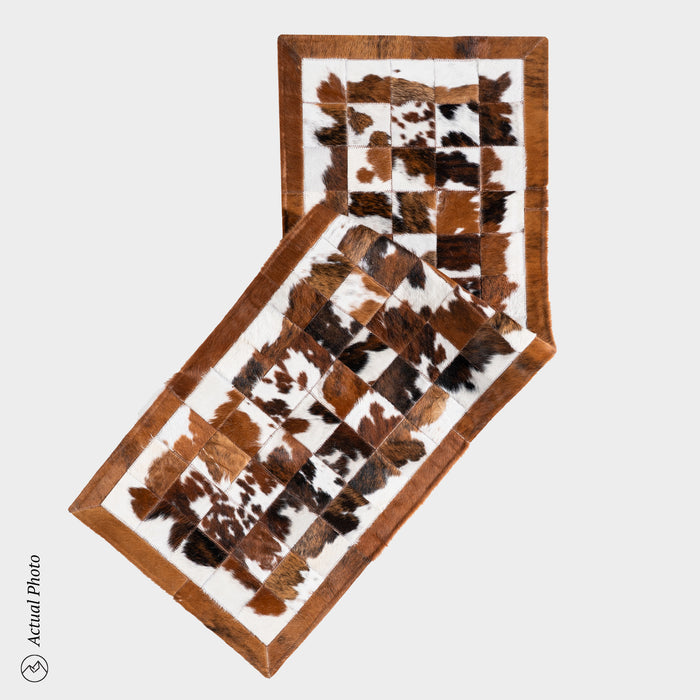 Runner Cowhide Rug Size 6 x 2 Feet R-18