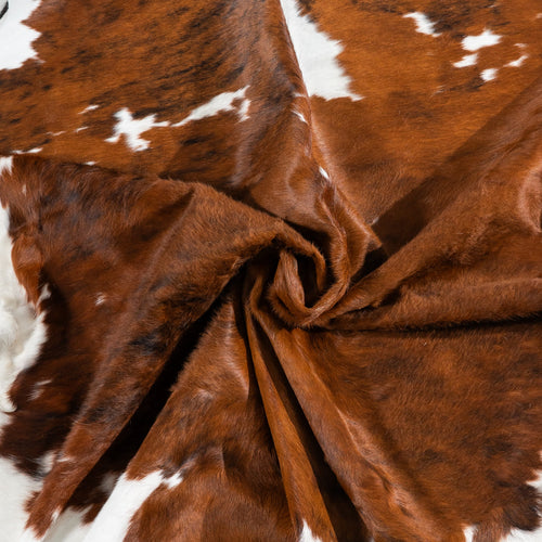 Tricolor Cowhide Rug Size 7'5" L x 6'7" W 1803