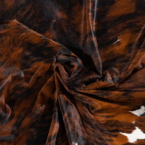 Tricolor Cowhide Rug Size 7'4" L x 7'0" W 1834