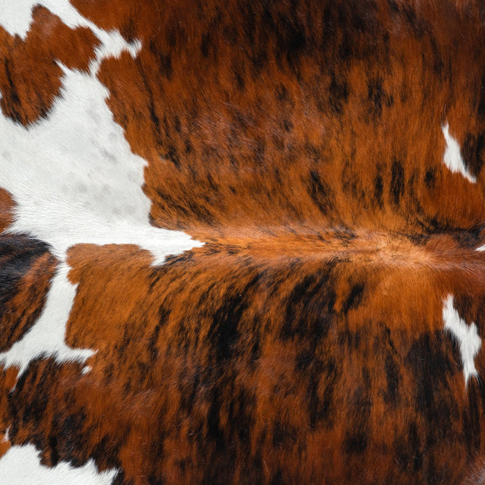 Tricolor Cowhide Rug Size 7'10" L x 6'7" W 1857