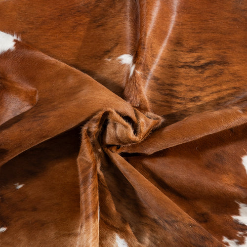 Tricolor Cowhide Rug Size 7'11" L x 6'6" W 1867