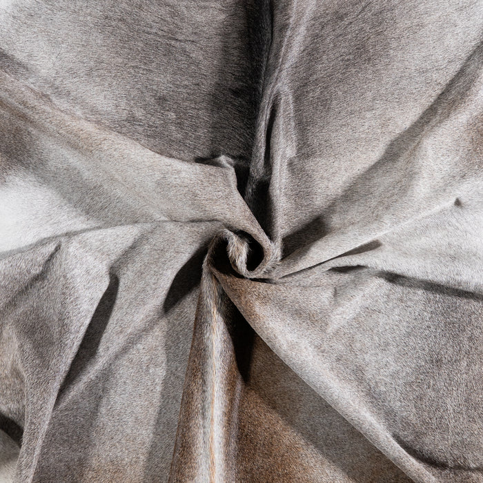 Brazilian Grey Palomino Cowhide Rug Size 8'5" L x 6'8" W 6119