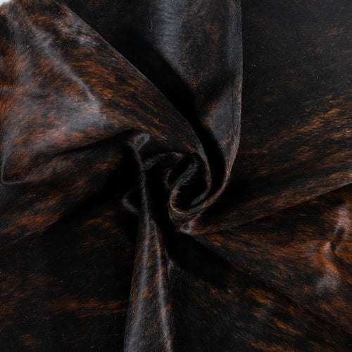 Dark Brindle Cowhide Rug Size 7'0" L x 6'5" W 1901