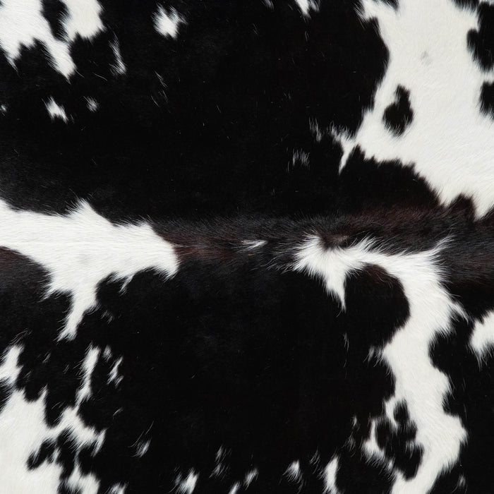 Black and White Cowhide Rug Size 7'9" L x 7'2" W 1915