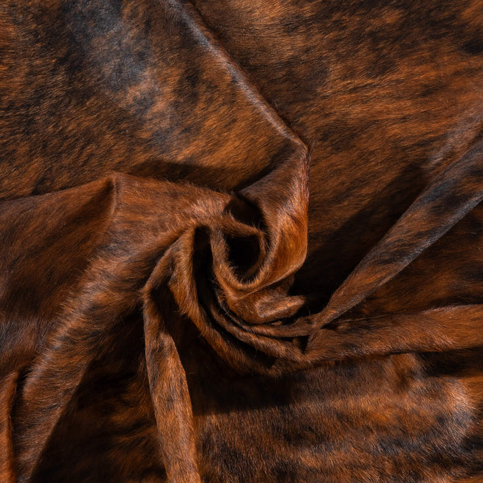 Brindle Cowhide Rug Size 6'9" L x 6'6" W 1958