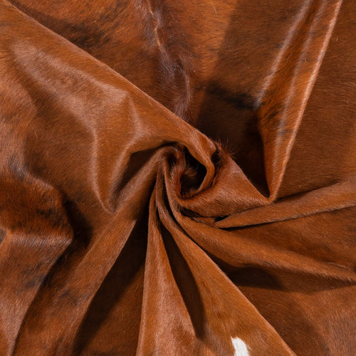 Tricolor Brindle Mix Cowhide Rug Size 6'6" L x 6'4" W 1999