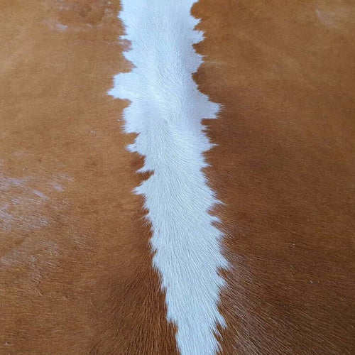 Hereford Brazilian Cowhide Rug, Natural Suede Leather | eCowhides