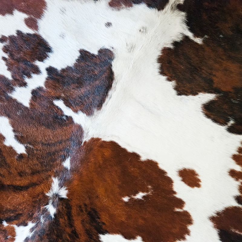 Tricolor Cowhide Rug Size X Large 3756 , Stain Resistant Fur | eCowhides