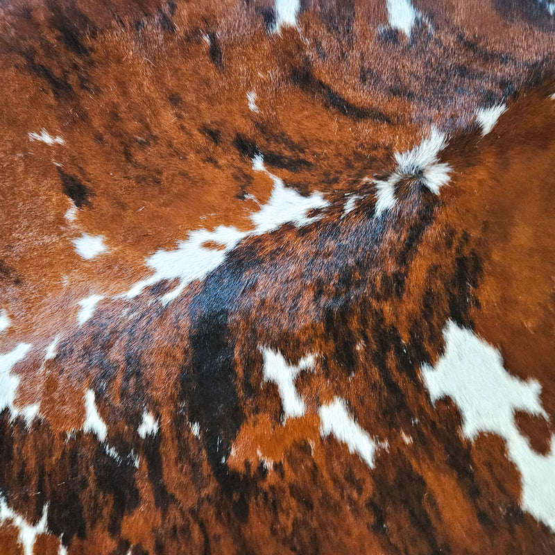 Tricolor Cowhide Rug Size X Large 3756 , Stain Resistant Fur | eCowhides