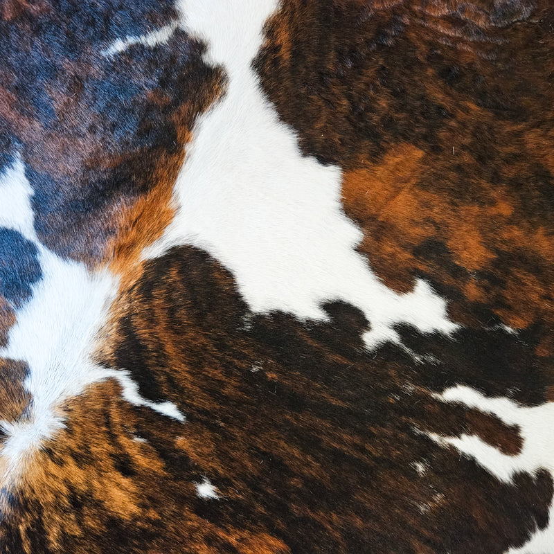 Tricolor Cowhide Rug Size X Large 3764 , Stain Resistant Fur | eCowhides