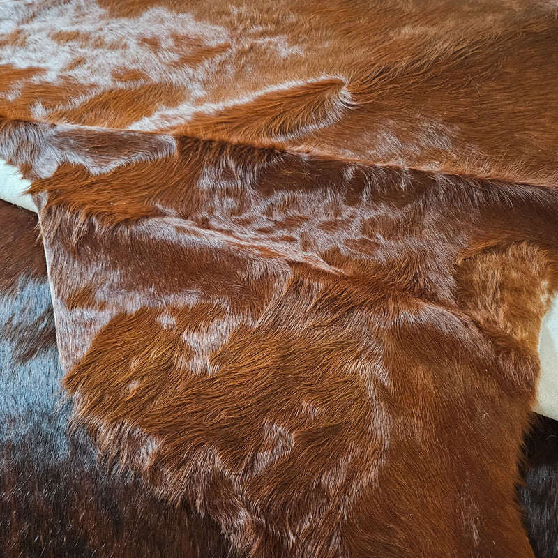 Brazilian Brown Cowhide Rug Size Xx Large 4118 , Stain Resistant Fur | eCowhides