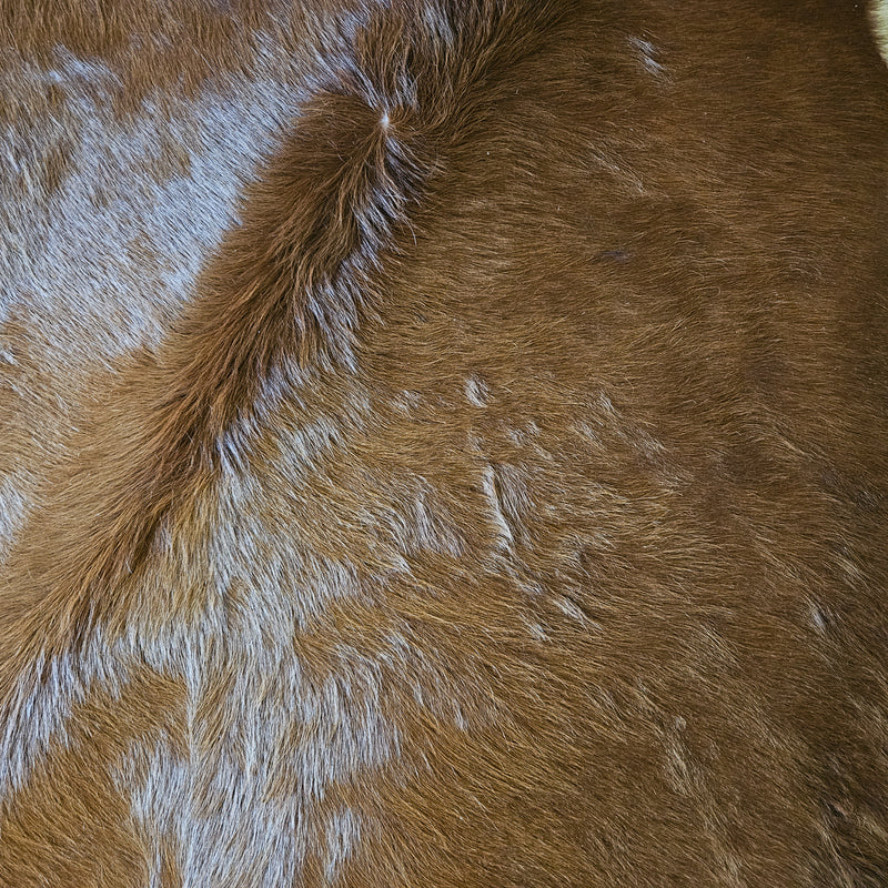 Brazilian Brown Cowhide Rug Size X Large 4143 , Stain Resistant Fur | eCowhides