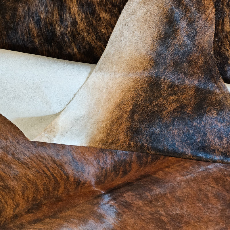Brazilian Brindle Cowhide Rug Size Xx Large 4218 , Stain Resistant Fur | eCowhides