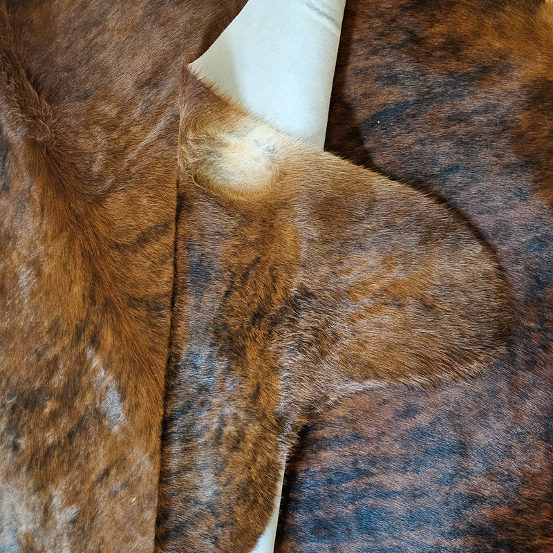 Brazilian Brindle Cowhide Rug Size Xx Large 4237 , Stain Resistant Fur | eCowhides