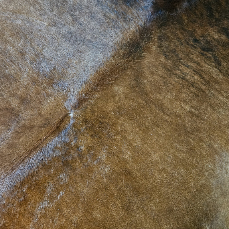 Brazilian Dark Brindle Cowhide Rug Size X Large 4251 , Stain Resistant Fur | eCowhides
