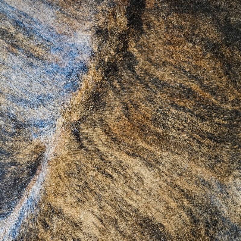 Brazilian Brindle Cowhide Rug Size X Large 4454 , Stain Resistant Fur | eCowhides